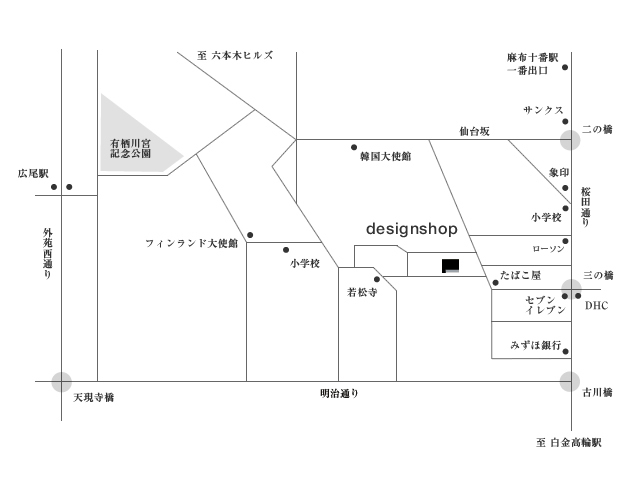 Designshop Map デザインショップ マップ 地図